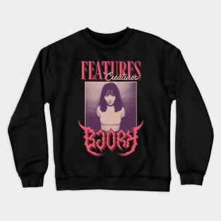 Björk Vintage 1965 // Features Creatures Original Fan Design Artwork Crewneck Sweatshirt